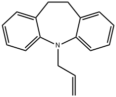 5-(2-Propenyl)-10,11-dihydro-5H-dibenzo[b,f]azepine Structure