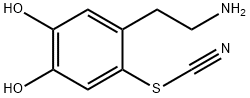 티오시안산,2-(2-아미노에틸)-4,5-디하이드록시페닐에스테르(9CI) 구조식 이미지