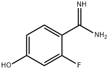 Benzenecarboximidamide, 2-fluoro-4-hydroxy- (9CI) Structure