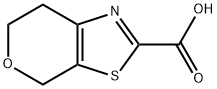 6,7-Dihydro-4H-pyrano[4,3-d]1,3-thiazole-2-carboxylic Acid Structure