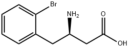 BENZENEBUTANOIC ACID, BETA-AMINO-2-BROMO-, (BETAR)- 구조식 이미지