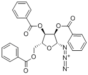 2,3,5-Tri-O-benzoyl-beta-D-ribofuranosyl azide Structure