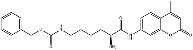 H-LYS(Z)-AMC HCL Structure