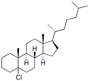 5-chlorocholestane Structure