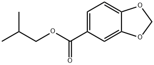 isobutyl piperonylate Structure