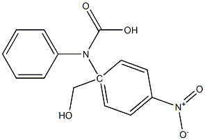 Benzenemethanol, 4-nitro-, phenylcarbamate (ester) (9CI) Structure