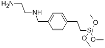 (AMINOETHYLAMINOMETHYL)PHENETHYLTRIMETHOXYSILANE Structure