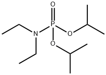 N,N-Diethylamidophosphoric acid diisopropyl ester Structure