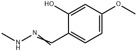 Benzaldehyde, 2-hydroxy-4-methoxy-, methylhydrazone (9CI) Structure