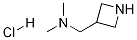 azetidin-3-yl-N,N-dimethylmethanamine hydrochloride Structure