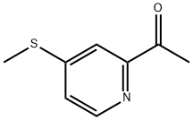 Ethanone, 1-[4-(methylthio)-2-pyridinyl]- (9CI) Structure