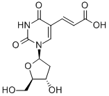 (E)-5-(2-CARBOXYVINYL)-2'-DEOXYURIDINE 구조식 이미지