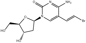 5-(2-브로모비닐)-2'-데옥시시티딘 구조식 이미지
