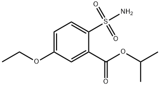Benzoic acid, 2-(aminosulfonyl)-5-ethoxy-, 1-methylethyl ester Structure