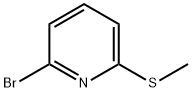 2-BROMO-6-(METHYLTHIO)PYRIDINE Structure