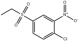 1-Chloro-4-(ethylsulfonyl)-2-nitrobenzene 구조식 이미지
