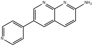 6-(피리딘-4-YL)-1,8-나프티리딘-2-아민 구조식 이미지