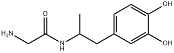 Acetamide, 2-amino-N-[2-(3,4-dihydroxyphenyl)-1-methylethyl]- (9CI) 구조식 이미지