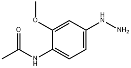 아세트아미드,N-(4-히드라지노-2-메톡시페닐)-(9CI) 구조식 이미지