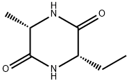 2,5-Piperazinedione,3-ethyl-6-methyl-,(3S-cis)-(9CI) Structure