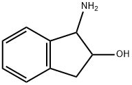 Trans-1-Amino-2-hydroxyindane 구조식 이미지