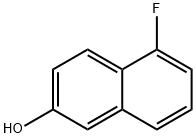 2-나프탈레놀,5-플루오로-(9CI) 구조식 이미지