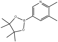 2,3-Dimethyl-5-(4,4,5,5-tetramethyl-1,3,2-dioxaborolan-2-yl)pyridine Structure