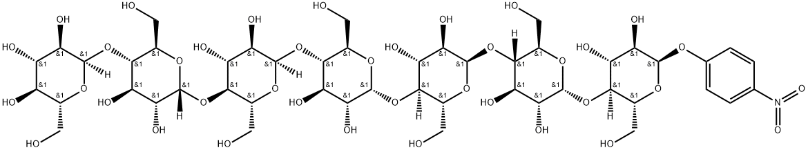 4-NITROPHENYL-ALPHA-D-MALTOHEPTAOSIDE Structure