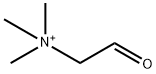 trimethyl-(2-oxoethyl)ammonium Structure