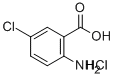 2-아미노-5-클로로-벤조산HCL 구조식 이미지