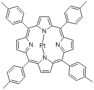 meso-Tetratolylporphyrin-Pt(II) Structure