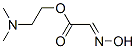 Acetic acid, (hydroxyimino)-, 2-(dimethylamino)ethyl ester (9CI) Structure