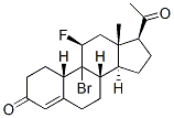 19-Norpregn-4-ene-3,20-dione, 9-bromo-11-fluoro-, (11.beta.)- 구조식 이미지