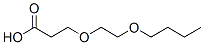 3-(2-butoxyethoxy)propionic acid Structure