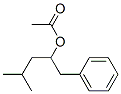 1-benzyl-3-methylbutyl acetate  Structure