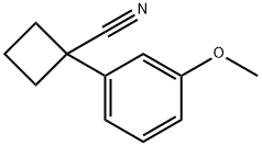 1-(3-METHOXYPHENYL)CYCLOBUTANECARBONITRILE Structure
