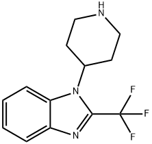 1-(4-PIPERIDINYL)-2-(TRIFLUOROMETHYL)-1H-BENZIMIDAZOLE Structure
