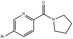 (5-Bromopyridin-2-yl)(pyrrolidin-1-yl)methanone 구조식 이미지