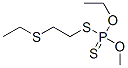 Dithiophosphoric acid O-ethyl O-methyl S-(2-ethylthioethyl) ester Structure