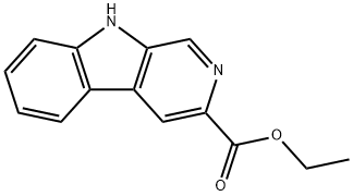 ETHYL BETA-CARBOLINE-3-CARBOXYLATE 구조식 이미지