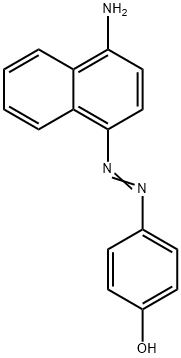 4-(4-Amino-1-naphtylazo)phenol Structure