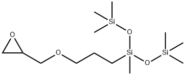 (3-GLYCIDOXYPROPYL)BIS(TRIMETHYLSILOXY)METHYLSILANE Structure