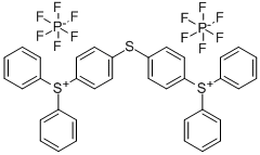 Bis(4-(diphenylsulfonio)phenyl)sulfide bis(hexafluorophosphate) Structure
