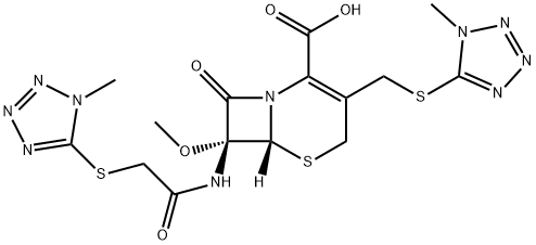 S-데시아노메틸-S-(1-메틸-1H-테트라졸-5-일)세프메타졸 구조식 이미지
