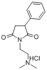 2,5-Pyrrolidinedione, 1-(2-(dimethylamino)ethyl)-3-phenyl-, monohydroc hloride (9CI) Structure