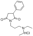 2,5-피롤리딘디온,1-(3-(디에틸아미노)프로필)-3-페닐-,일염화물(9CI) 구조식 이미지