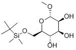메틸-AD-6-OT-부틸디메틸-만노피라노사이드 구조식 이미지