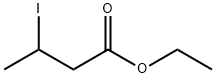 Butanoic acid, 3-iodo-, ethyl ester Structure