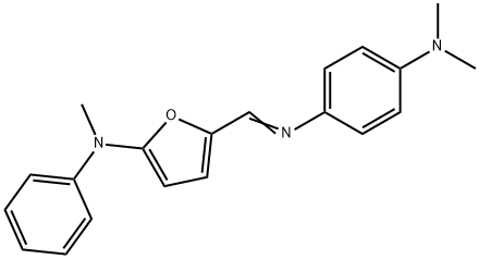 1,4-Benzenediamine,  N,N-dimethyl-N-[[5-(methylphenylamino)-2-furanyl]methylene]-  (9CI) Structure