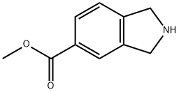 METHYL ISOINDOLINE-5-CARBOXYLATE Structure